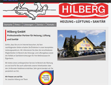 Tablet Screenshot of hilberg.de